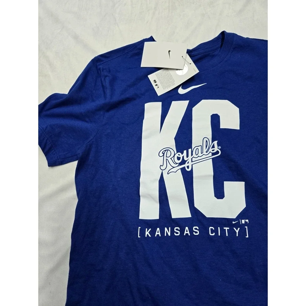 Nike Kansas‎ City Royals Scoreboard T-Shirt Men's S Blue New